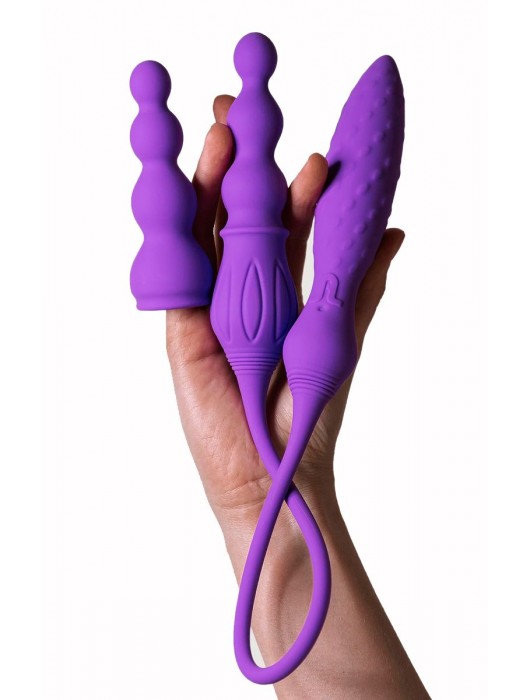 Двухсторонний гибкий вибромассажер 2X+LRS с дистанционным управлением - Adrien Lastic