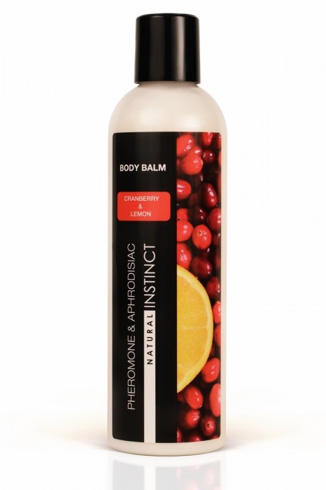 Бальзам для тела с феромонами Natural Instinct с ароматом клюквы и лимона - 250 мл. -  - Магазин феромонов в Новосибирске