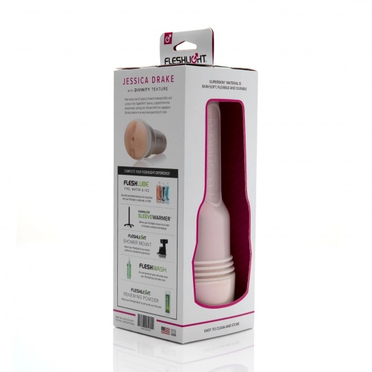 Мастурбатор-вагина Fleshlight Girls - Jessica Drake Heavenly - Fleshlight - в Новосибирске купить с доставкой