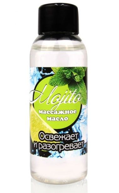 Массажное масло для тела Mojito с ароматом лайма - 50 мл. - Биоритм - купить с доставкой в Новосибирске