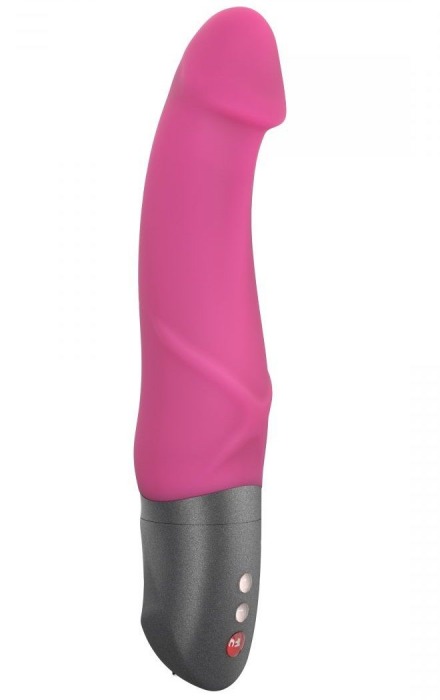 Розовый вибратор с чуть загнутой головкой Mr Boss - 20,2 см. - Fun Factory