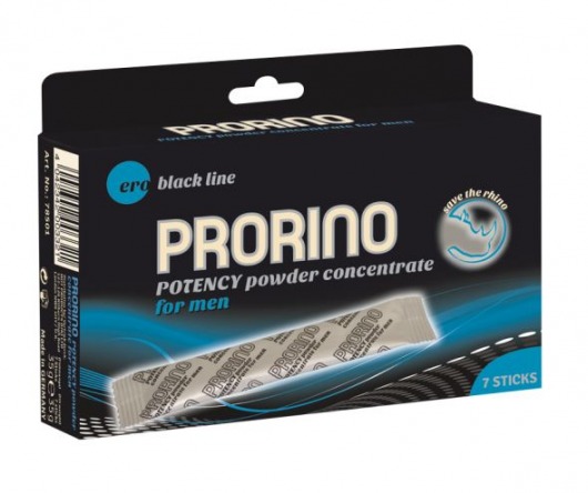БАД для мужчин PRORINO M black line powder - 7 саше (6 гр.) - Ero - купить с доставкой в Новосибирске