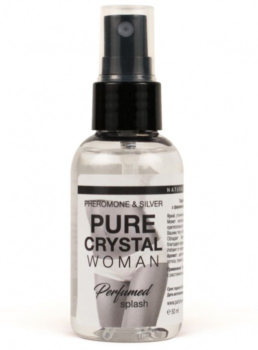 Женский парфюмированный спрей для нижнего белья Pure Cristal - 50 мл. -  - Магазин феромонов в Новосибирске