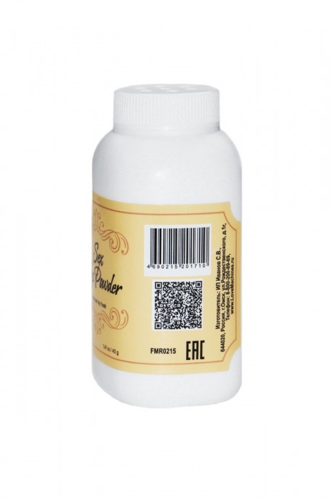 Пудра для ухода за секс-игрушками Sex Toys Powder - 40 гр. - LoveMachines - в Новосибирске купить с доставкой