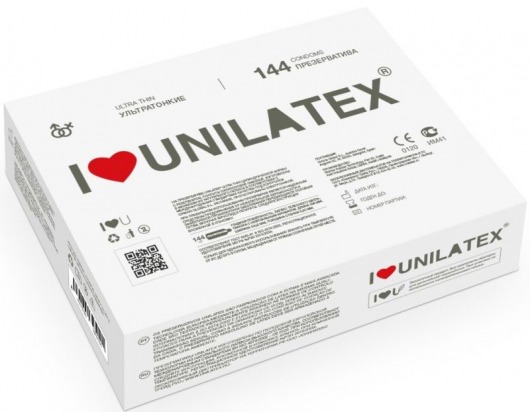 Ультратонкие презервативы Unilatex Ultra Thin - 144 шт. - Unilatex - купить с доставкой в Новосибирске