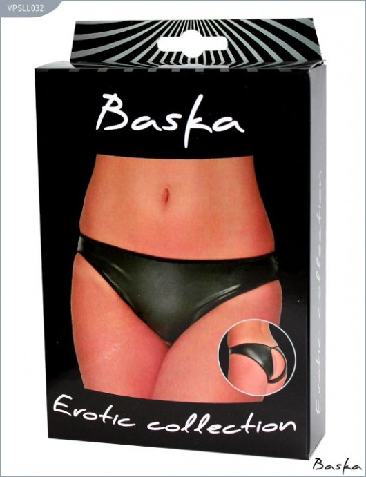 Контактные трусики-слипы из материала с wet-эффектом - Ванильный рай купить с доставкой