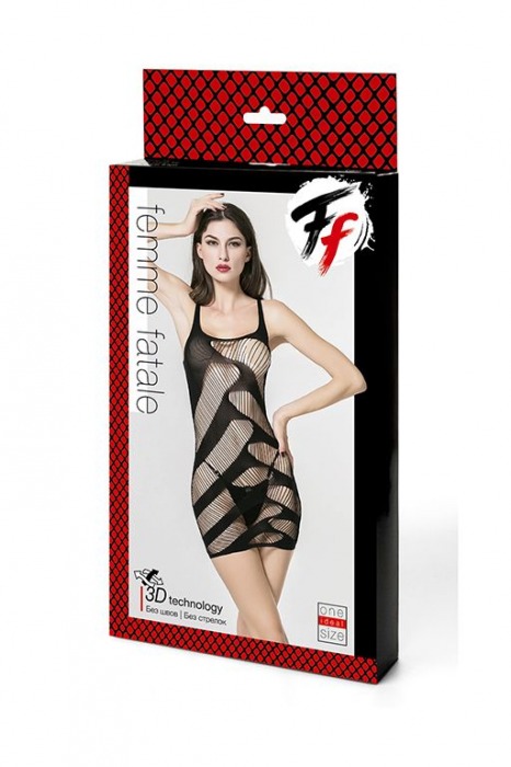 Платьице с зигзагообразным узором - Femme Fatale купить с доставкой