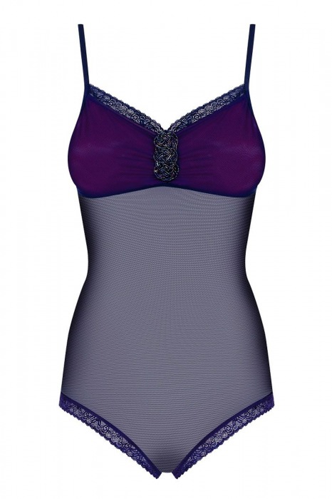 Эффектное боди Suella с украшением на лифе - Obsessive купить с доставкой