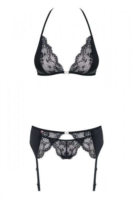 Чувственный комплект Charmea с кружевом - Obsessive купить с доставкой