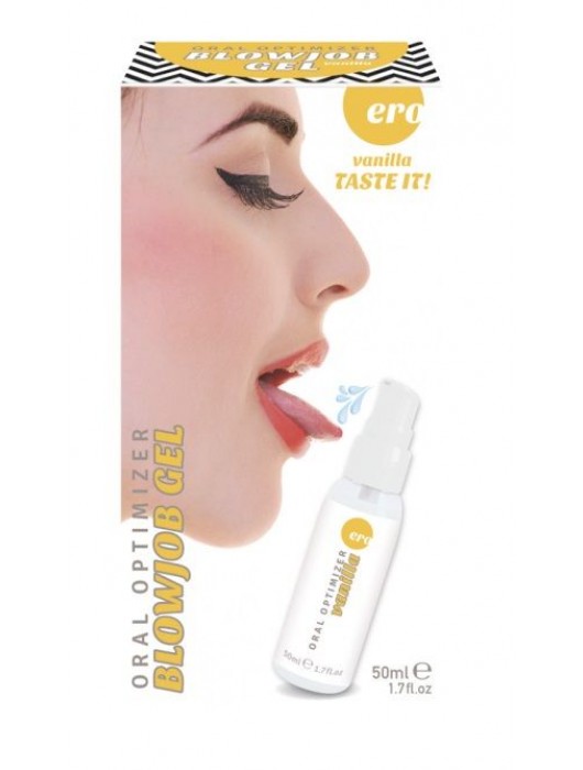 Увлажняющий гель для орального секса с ароматом ванили - 50 мл. - Ero - купить с доставкой в Новосибирске
