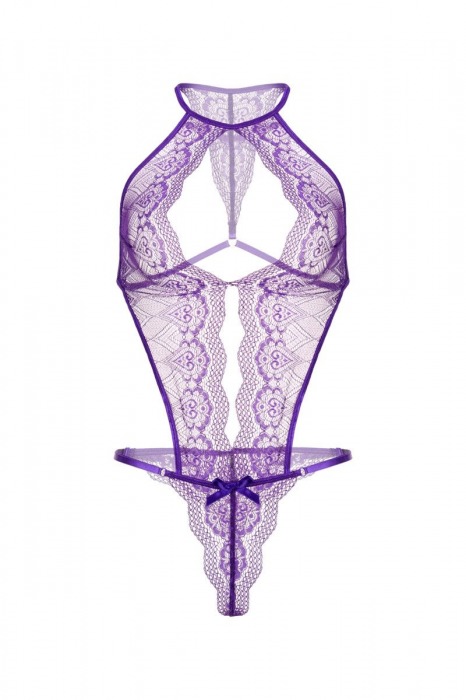 Фиолетовое кружевное боди Candy Girl - Candy Girl купить с доставкой