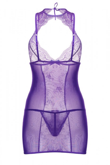 Сорочка с фигурным декольте и трусиками в комплекте - Candy Girl купить с доставкой