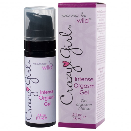 Возбуждающий гель Wanna Be Wild Intense Orgasm Gel - 15 мл. - Crazy Girl - купить с доставкой в Новосибирске