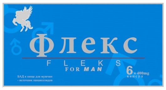 Капсулы для мужчин  Флекс  - 6 капсул (400 мг.) + 1 капсула (400 мг.) в подарок - Восток - купить с доставкой в Новосибирске