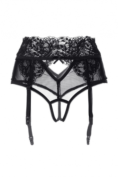 Эротические кружевные трусики-пояс c высокой посадкой - Erolanta купить с доставкой