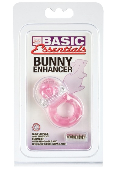 Виброкролик на пенис Basic Essentials Bunny Enhancer - California Exotic Novelties - в Новосибирске купить с доставкой