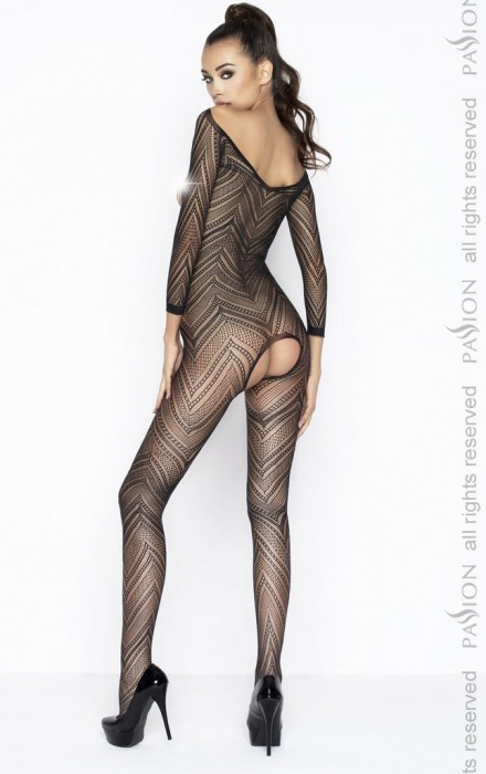 Костюм-сетка с открытой зоной декольте - Passion купить с доставкой