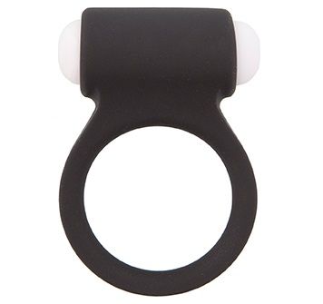 Чёрное эрекционное виброкольцо LIT-UP SILICONE STIMU RING 3 BLACK - Dream Toys - в Новосибирске купить с доставкой