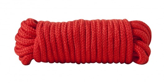 Красная хлопковая верёвка Bondage Rope 16 Feet - 5 м. - Blush Novelties - купить с доставкой в Новосибирске