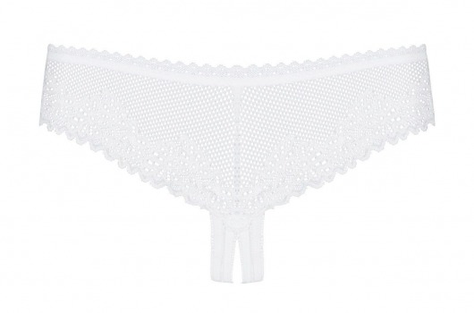 Открытые трусики-стринги  Alabastra (большой размер) - Obsessive купить с доставкой