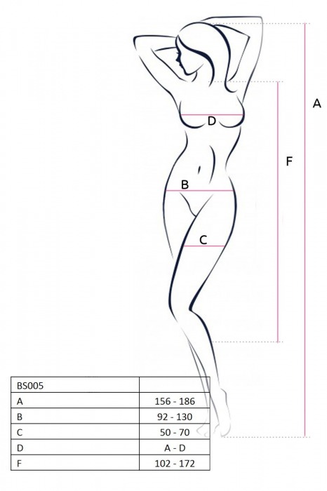Комбинезон-паутинка с открытыми руками - Passion купить с доставкой
