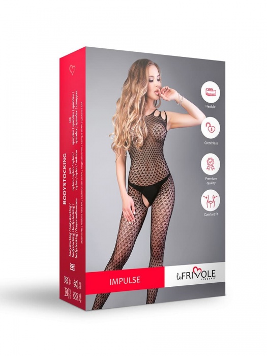 Ажурный комбинезон с узором, напоминающим чешуйки - Le Frivole купить с доставкой