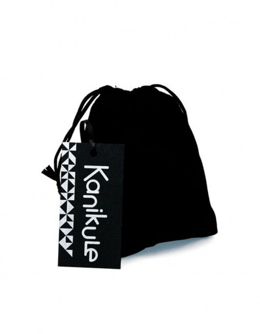 Серебристая алюминиевая анальная пробка с темно-фиолетовым кристаллом - 6 см. - Kanikule - купить с доставкой в Новосибирске