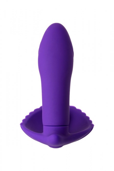 Фиолетовый вибратор для ношения в трусиках - A-toys