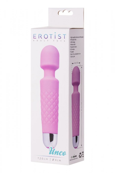 Розовый жезловый вибратор Erotist UNCO - Erotist Adult Toys