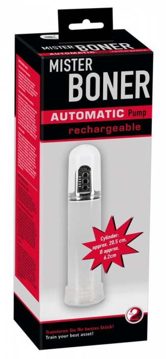 Белая автоматическая вакуумная помпа Mister Boner - Orion - в Новосибирске купить с доставкой