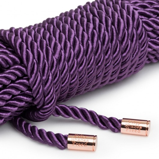 Фиолетовая веревка для связывания Want to Play? 10m Silky Rope - 10 м. - Fifty Shades of Grey - купить с доставкой в Новосибирске