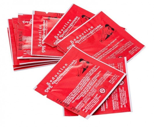 Набор из 10 пробников возбуждающего интимного крема для мужчин и женщин Seduction - Milan Arzneimittel GmbH - купить с доставкой в Новосибирске
