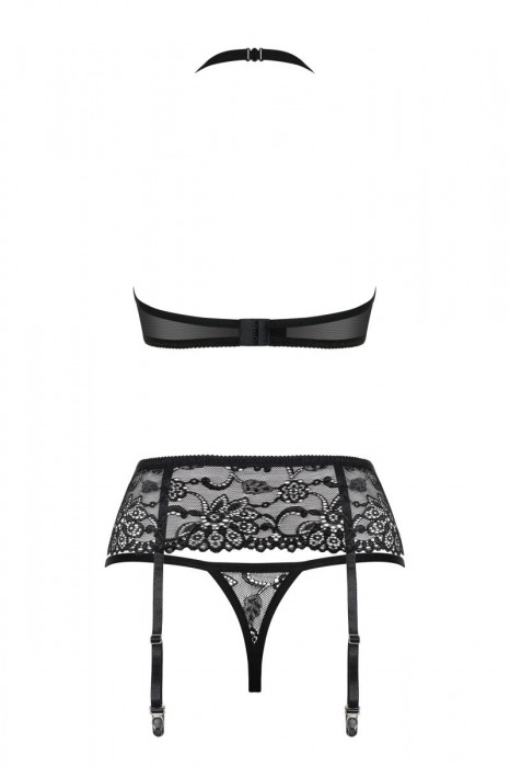 Яркий комплект из цветочного ажура - Obsessive купить с доставкой