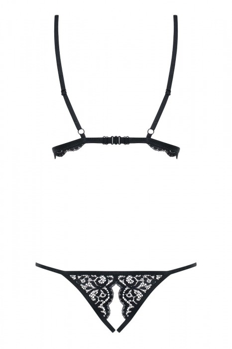 Смелый комплект из нежного кружева - Obsessive купить с доставкой