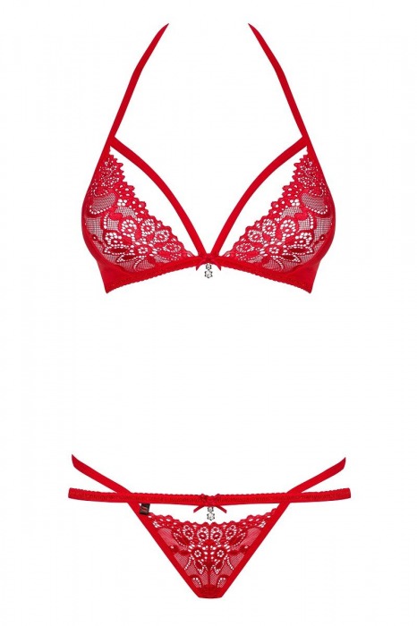 Сексуальный комплект из яркого ажура - Obsessive купить с доставкой