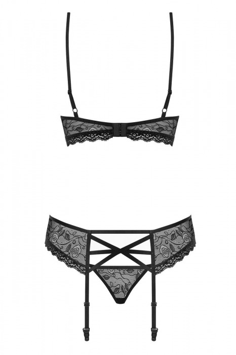 Соблазнительный комплект с цветочным узором - Obsessive купить с доставкой
