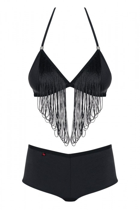 Игривый комплект с бахромой - Obsessive купить с доставкой