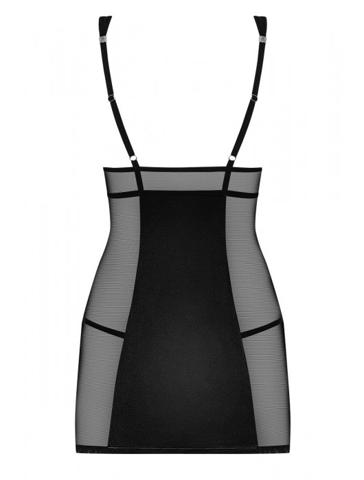 Облегающее платье с прозрачными вставками по бокам и 3 шипами под лифом - Obsessive купить с доставкой