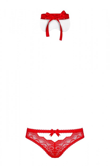 Трусики и маска с бусинами - Obsessive купить с доставкой