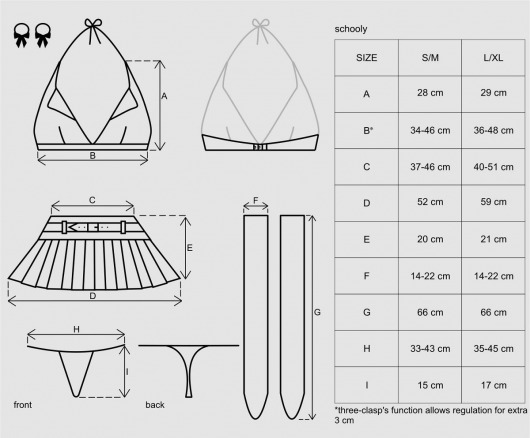 Игровой костюм школьницы Schooly - Obsessive купить с доставкой