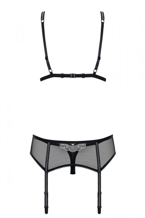 Соблазнительный комплект с вышивкой - Obsessive купить с доставкой