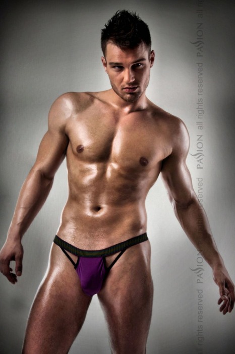 Фиолетовые мужские трусы-слипы - Passion купить с доставкой