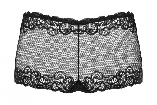 Кружевные трусики-шортики с подвеской - Obsessive купить с доставкой