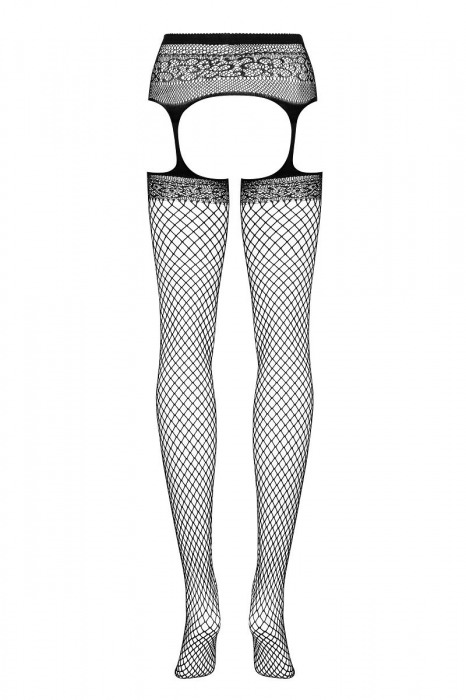 Ажурные колготы с вырезами на бёдрах - Obsessive купить с доставкой