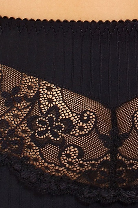 Комплект Zoja в тонкую полоску с изысканным цветочным кружевом - Passion купить с доставкой