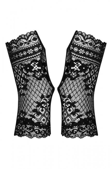 Коротенькие кружевные перчатки-митенки Picantina - Obsessive купить с доставкой
