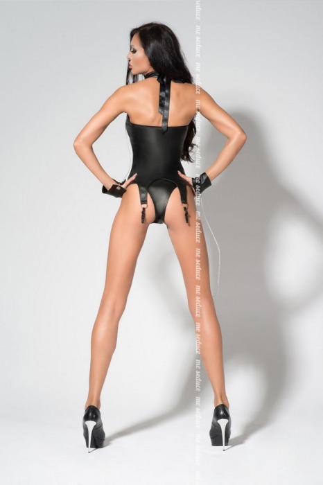 Корсет Catty из материала с виниловым напылением - Me Seduce купить с доставкой