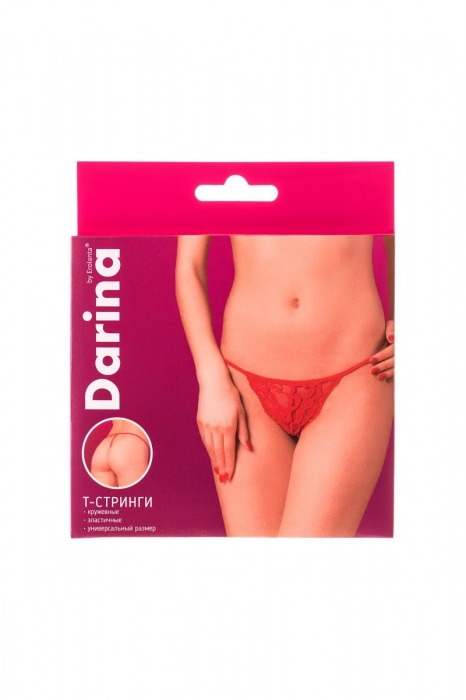 Нежные ажурные Т-стринги с цветочным узором - Erolanta купить с доставкой