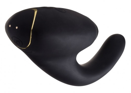 Чёрный стимулятор 2-в-1 для женщин Womanizer InsideOut - Womanizer