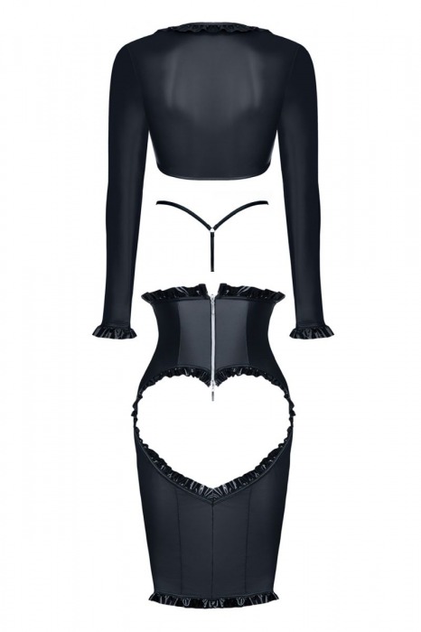 Платье с открытой грудью и вырезом в форме сердца сзади Kerstin - Demoniq купить с доставкой